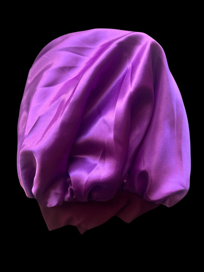 satin Hair bonnets - adult