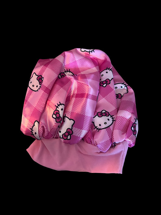 Hello Kitty Plaid (Kids Wide-Band)