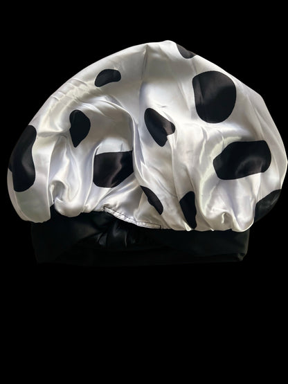 Cow Print (Tie Bonnet)