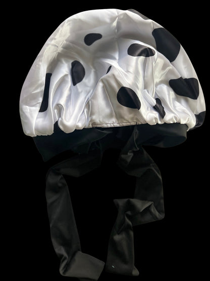 Cow Print (Tie Bonnet)